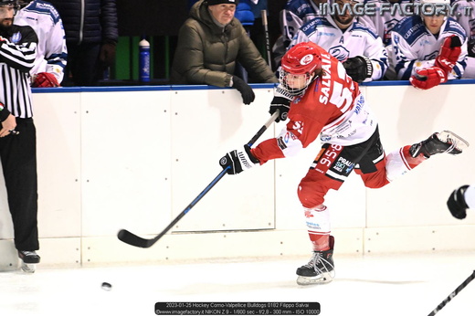 2023-01-25 Hockey Como-Valpellice Bulldogs 0182 Filippo Salvai